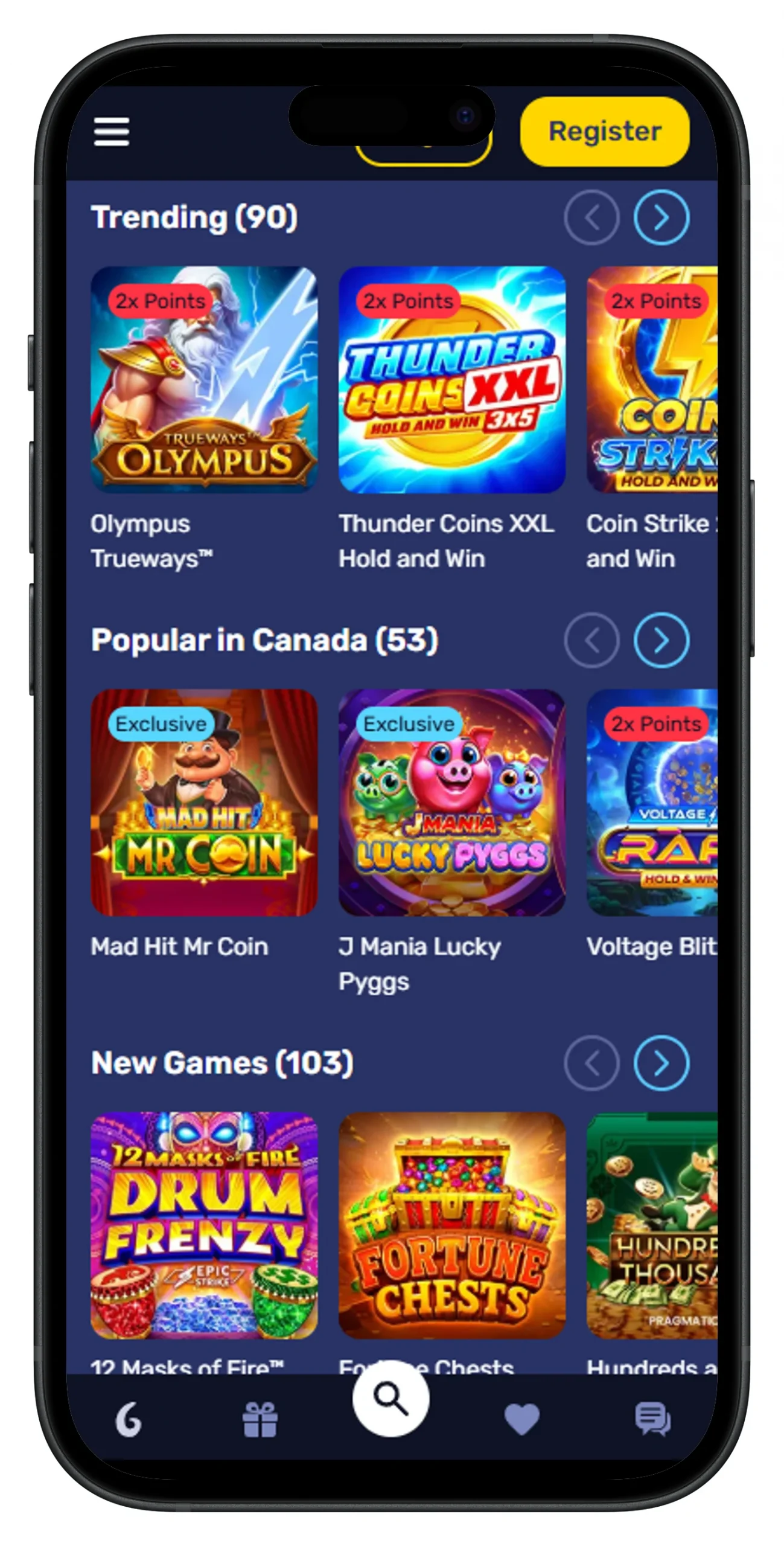Galaxyno Casino iOS App